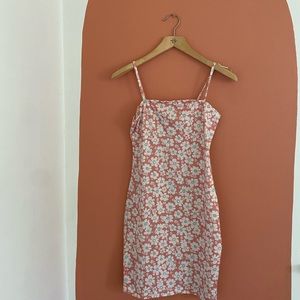 Never worn floral bodycon dress